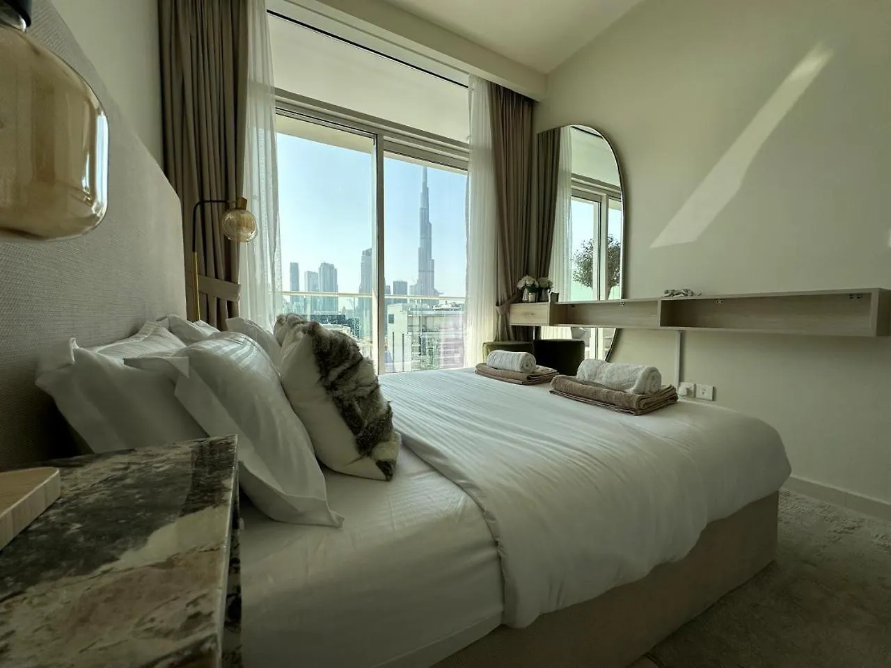 Exquisite 1Br With Burj Khalifa View Apartment Dubai